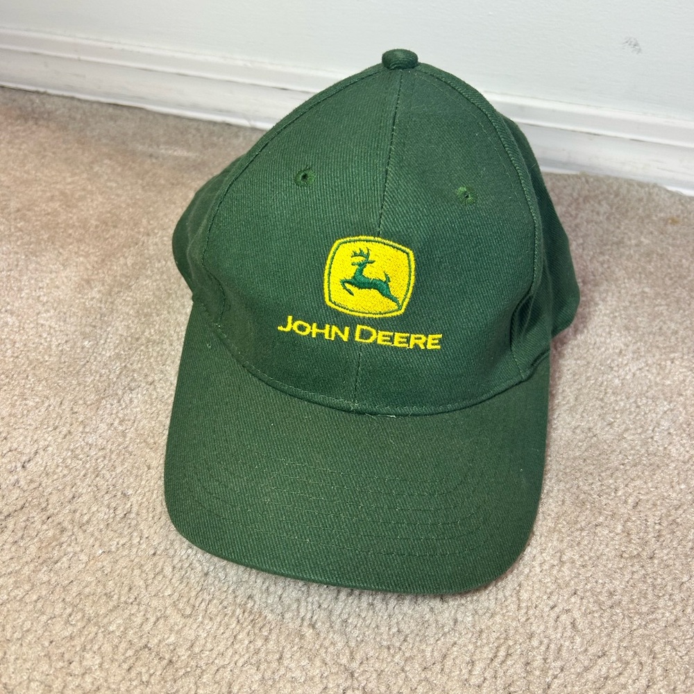John Deere Green Cap with Yellow Logo